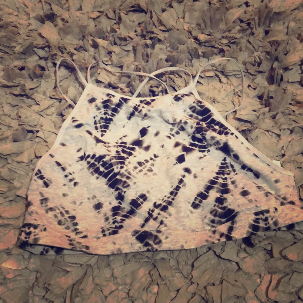 Victoria’s Secret Gray and Black Tie Dye Bralette